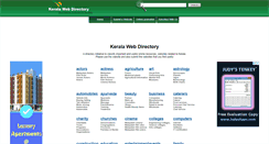Desktop Screenshot of keralawebdirectory.com