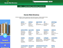 Tablet Screenshot of keralawebdirectory.com
